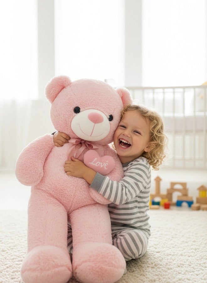 Toyland دب تيدي عملاق 130 سم لعبة قماشية ناعمة - Image 2